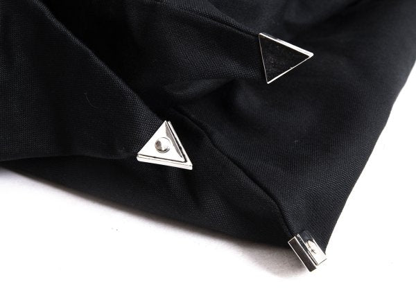 Y's Metal Embellished Cotton Shoulder Bag