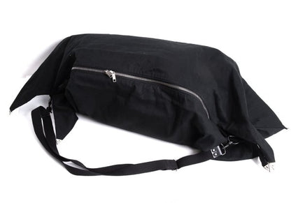 Y's Metal Embellished Cotton Shoulder Bag