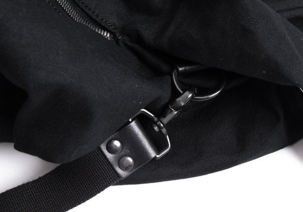 Y's Metal Embellished Cotton Shoulder Bag