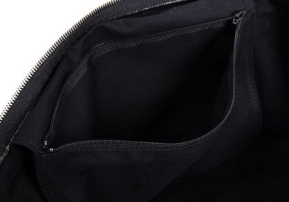 Y's Metal Embellished Cotton Shoulder Bag