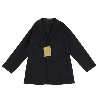 Yohji Yamamoto POUR HOMME Gabardine Jacket Black Size 3