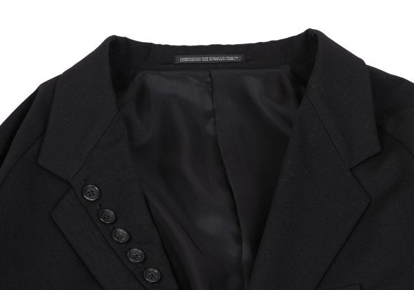 Yohji Yamamoto POUR HOMME Gabardine Jacket Black Size 3