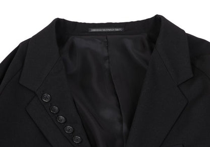 Yohji Yamamoto POUR HOMME Gabardine Jacket Black Size 3