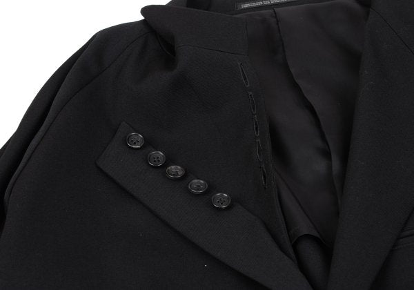 Yohji Yamamoto POUR HOMME Gabardine Jacket Black Size 3