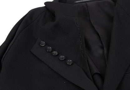 Yohji Yamamoto POUR HOMME Gabardine Jacket Black Size 3