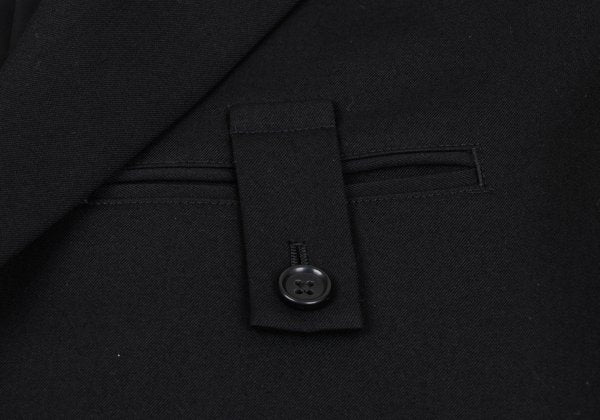 Yohji Yamamoto POUR HOMME Gabardine Jacket Black Size 3