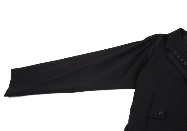 Yohji Yamamoto POUR HOMME Gabardine Jacket Black Size 3