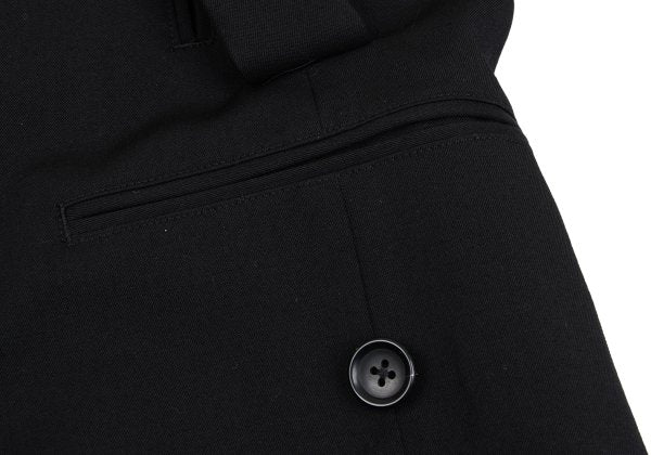 Yohji Yamamoto POUR HOMME Gabardine Jacket Black Size 3