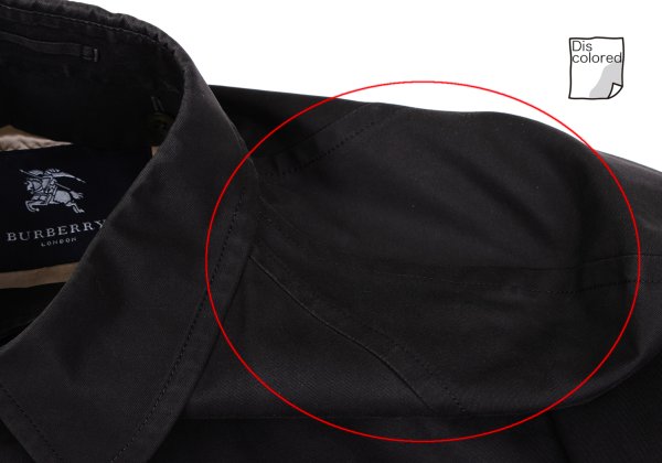 BURBERRY LONDON Nova Check Detach Liner Coat Black Size LL