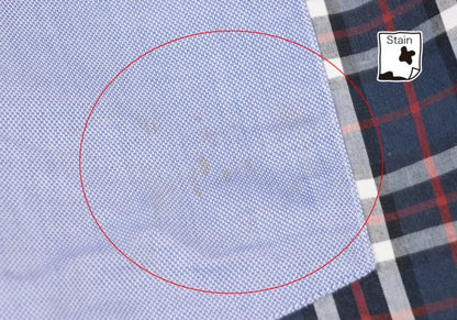 COMME des GARCONS HOMME Check Panel Button Shirt Blue Size S