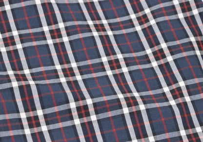 COMME des GARCONS HOMME Check Panel Button Shirt Blue Size S