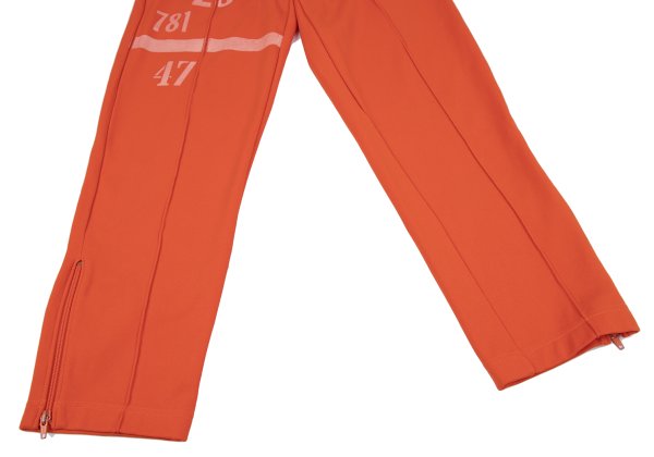 COMME des GARCONS HOMME PLUS Numbering Pants Orange Sweatpants Size L