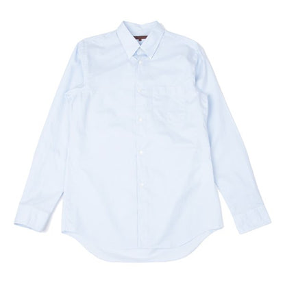 COMME des GARCONS HOMME DEUX Cotton Button Shirt Blue Size M