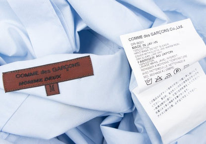 COMME des GARCONS HOMME DEUX Cotton Button Shirt Blue Size M