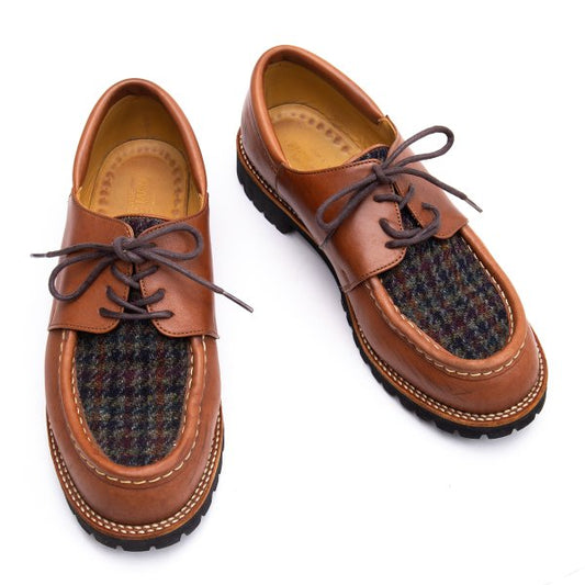 JUNYA WATANABE MAN Tweed Leather Sneakers Brown Size 27cm
