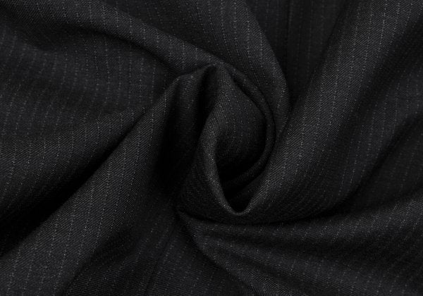 GIANNI VERSACE Wool Pinstripe 3-Button Dark Gray Jacket Size 52