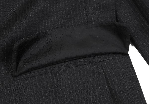 GIANNI VERSACE Wool Pinstripe Suit Dark Gray Size 52