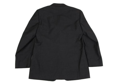 GIANNI VERSACE Wool Pinstripe Suit Dark Gray Size 52