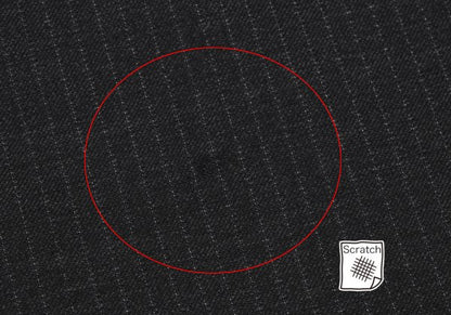 GIANNI VERSACE Wool Pinstripe Suit Dark Gray Size 52