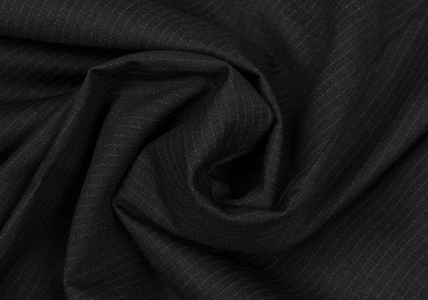 GIANNI VERSACE Wool Pinstripe Suit Dark Gray Size 52