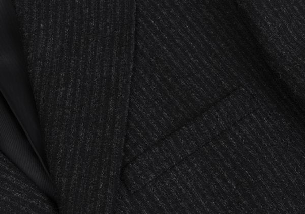 Versace istante Shadow Stripe Wool Blend Jacket Dark Size 50