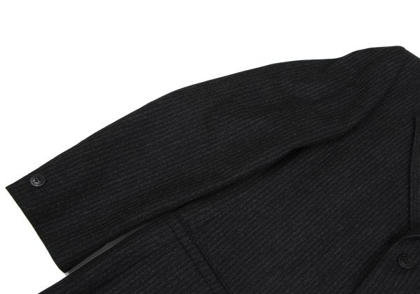 Versace istante Shadow Stripe Wool Blend Jacket Dark Size 50