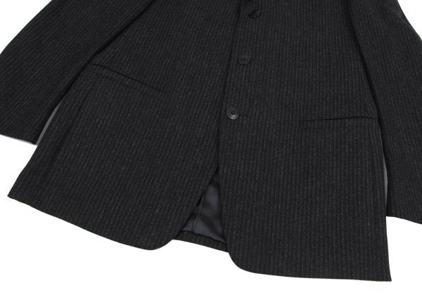 Versace istante Shadow Stripe Wool Blend Jacket Dark Size 50