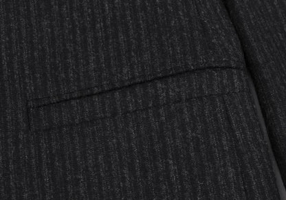 Versace istante Shadow Stripe Wool Blend Jacket Dark Size 50