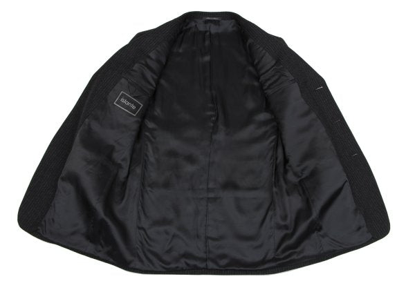 Versace istante Shadow Stripe Wool Blend Jacket Dark Size 50