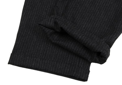 Versace Istante Wool Shadow Stripe Tuck Pants Dark Size 52