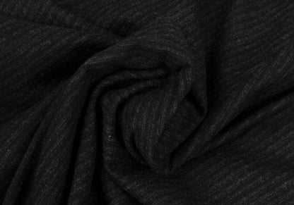 Versace Istante Wool Shadow Stripe Tuck Pants Dark Size 52