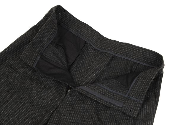Versace Istante Wool Pinstripe Two-Tuck Pants Size 50