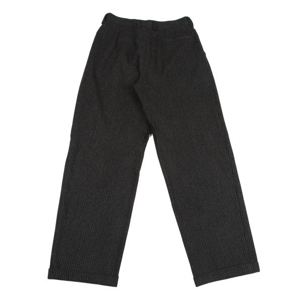 Versace Istante Wool Pinstripe Two-Tuck Pants Size 50
