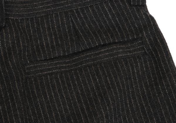 Versace Istante Wool Pinstripe Two-Tuck Pants Size 50