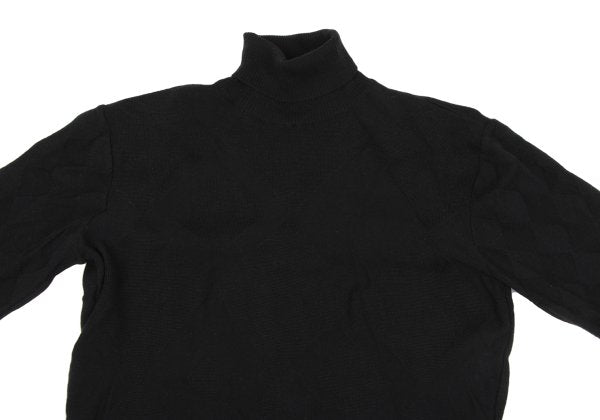 VERSACE CLASSIC V2 Diamond Jacquard Knit Black Size L