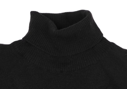 VERSACE CLASSIC V2 Diamond Jacquard Knit Black Size L