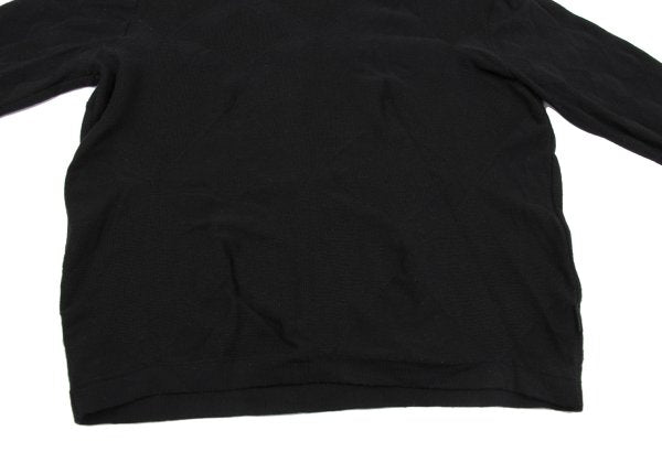 VERSACE CLASSIC V2 Diamond Jacquard Knit Black Size L