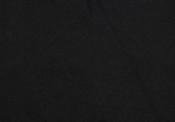 VERSACE CLASSIC V2 Diamond Jacquard Knit Black Size L