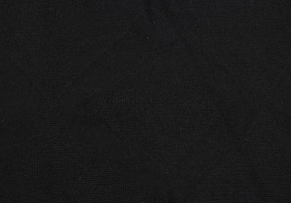 VERSACE CLASSIC V2 Diamond Jacquard Knit Black Size L