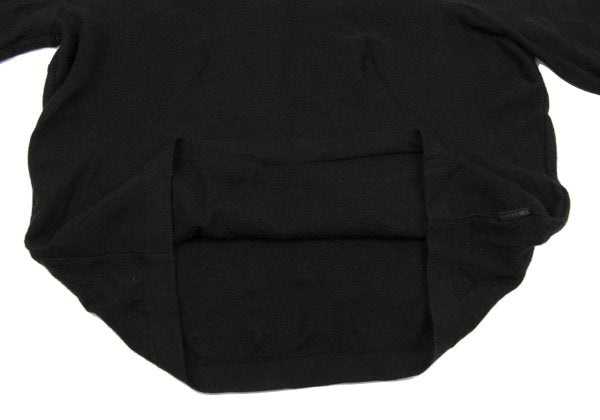 VERSACE CLASSIC V2 Diamond Jacquard Knit Black Size L