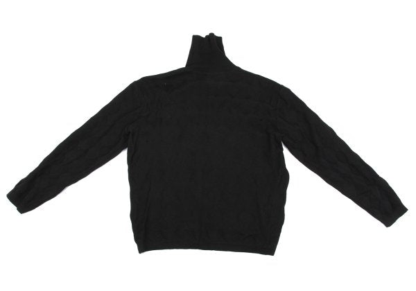 VERSACE CLASSIC V2 Diamond Jacquard Knit Black Size L