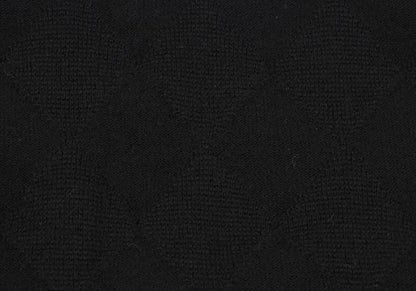 VERSACE CLASSIC V2 Diamond Jacquard Knit Black Size L