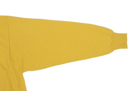 VERSACE CLASSIC V2 Wool Metal Button Polo Knit Yellow Size M