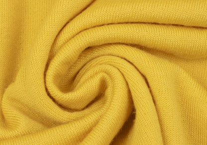 VERSACE CLASSIC V2 Wool Metal Button Polo Knit Yellow Size M