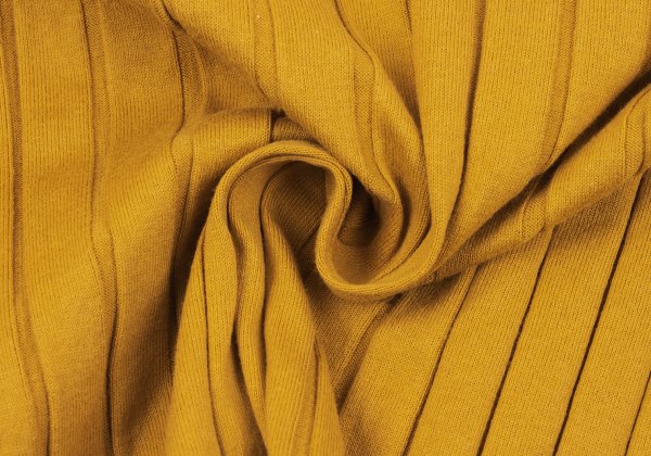 Y's 21SS Cotton Stripe Weave T-Shirt Yellow Size 2