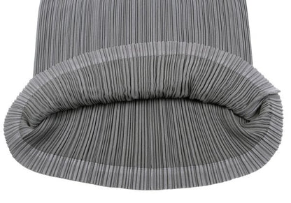 ISSEY MIYAKE WHITE LABEL Pleated Long Skirt Gray Size 2