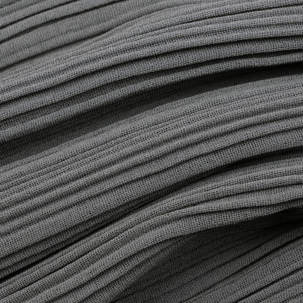 ISSEY MIYAKE WHITE LABEL Pleated Long Skirt Gray Size 2