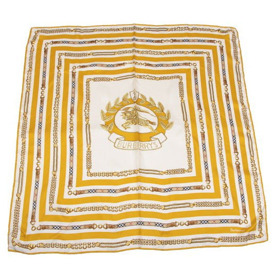 Burberrys' Nova Check Chain Scarf Yellow