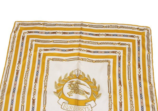 Burberrys' Nova Check Chain Scarf Yellow