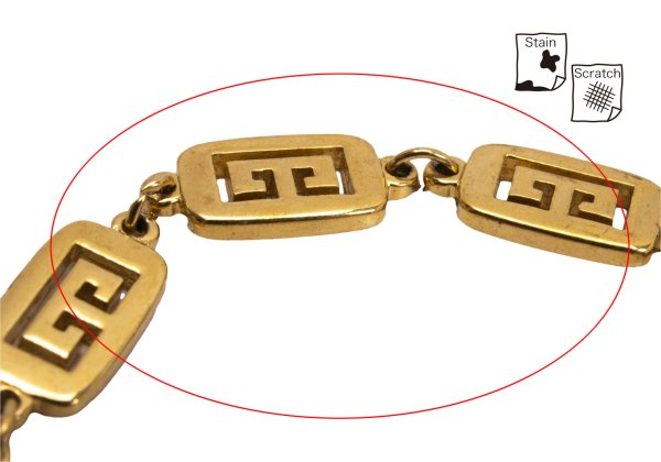 GIVENCHY Logo Chain Bracelet Gold